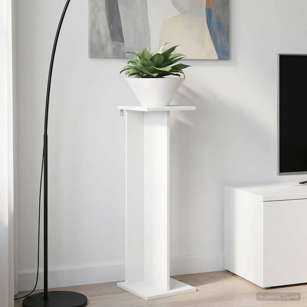 Supporto per piante Bianco 25 x 25,5 x 80,5 cm