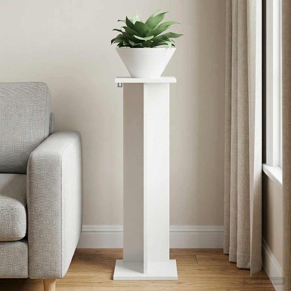 Supporto per piante Bianco 25 x 25,5 x 80,5 cm