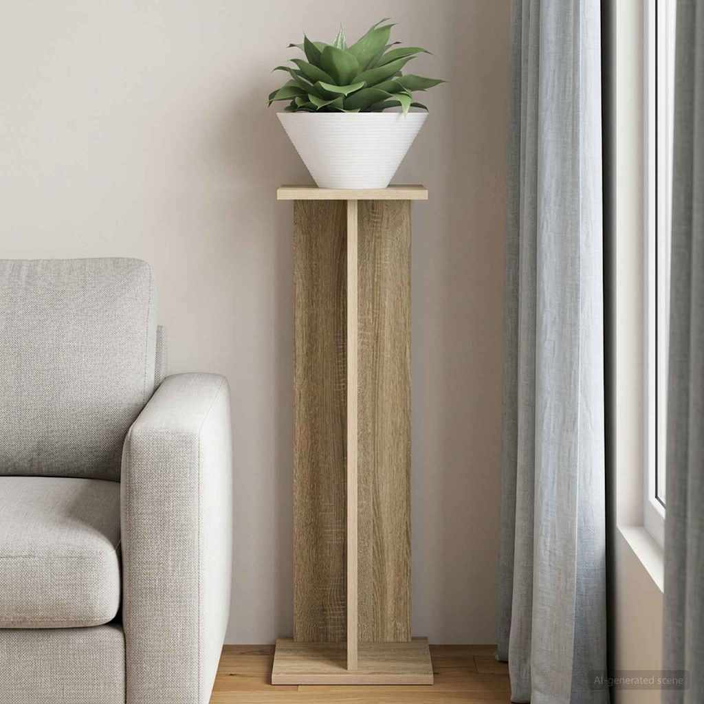Supporto per piante Rovere Sonoma 25 x 25,5 x 80,5 cm
