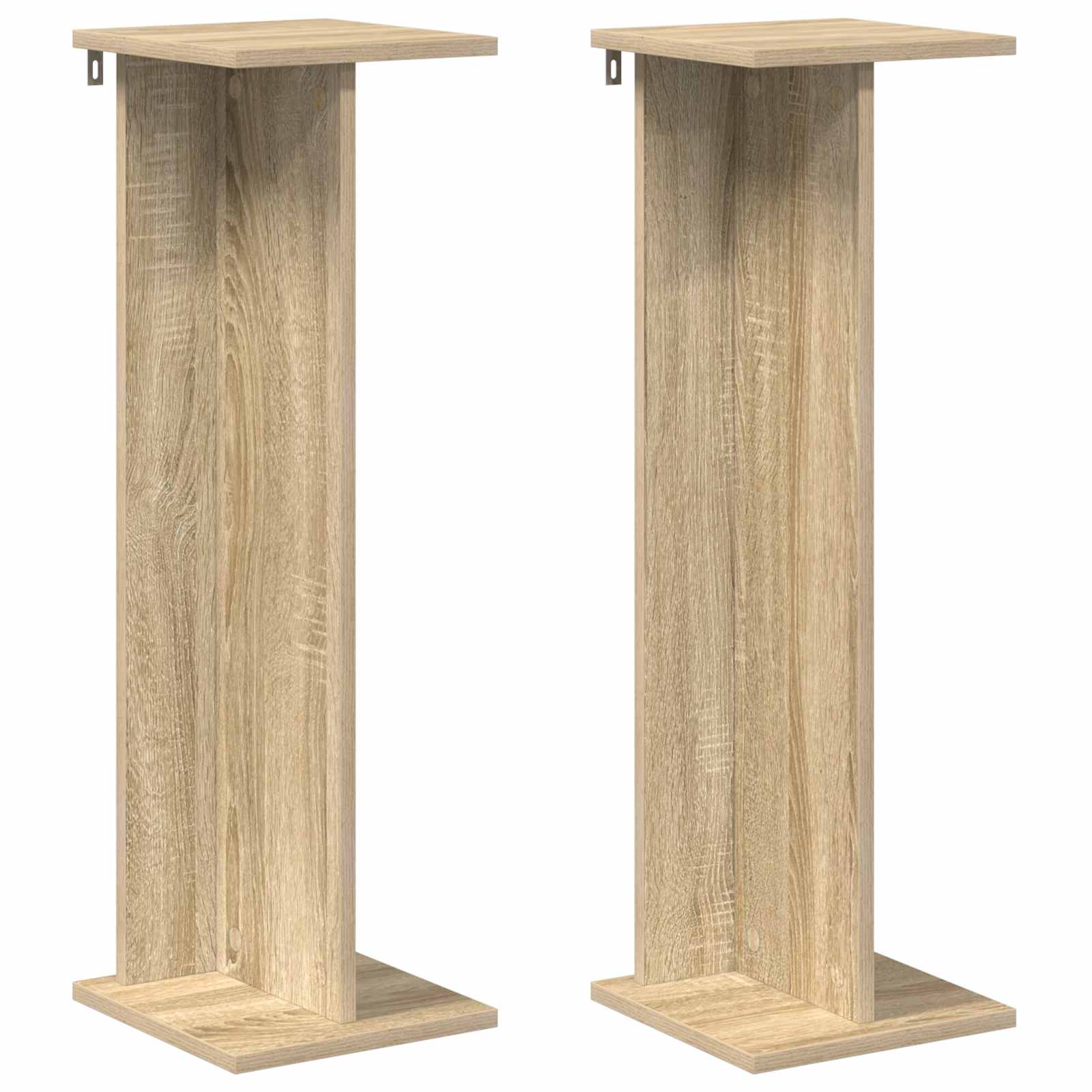 Supporto per piante 2 pz Rovere Sonoma 25 x 25,5 x 80,5 cm