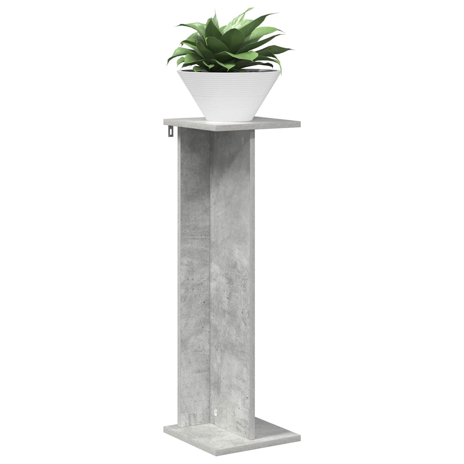 Supporto per piante Grigio Cemento 25 x 25,5 x 80,5 cm