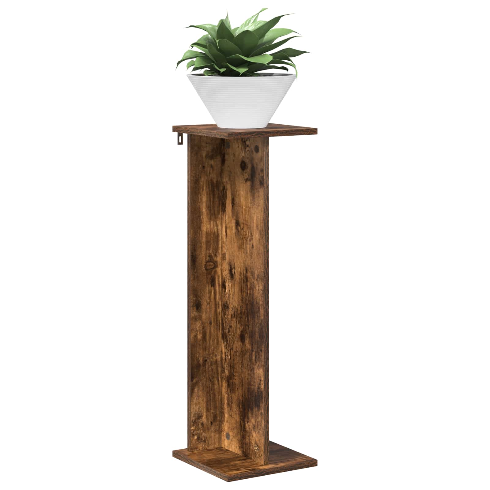 Supporto per piante Rovere Fumo 25 x 25,5 x 80,5 cm
