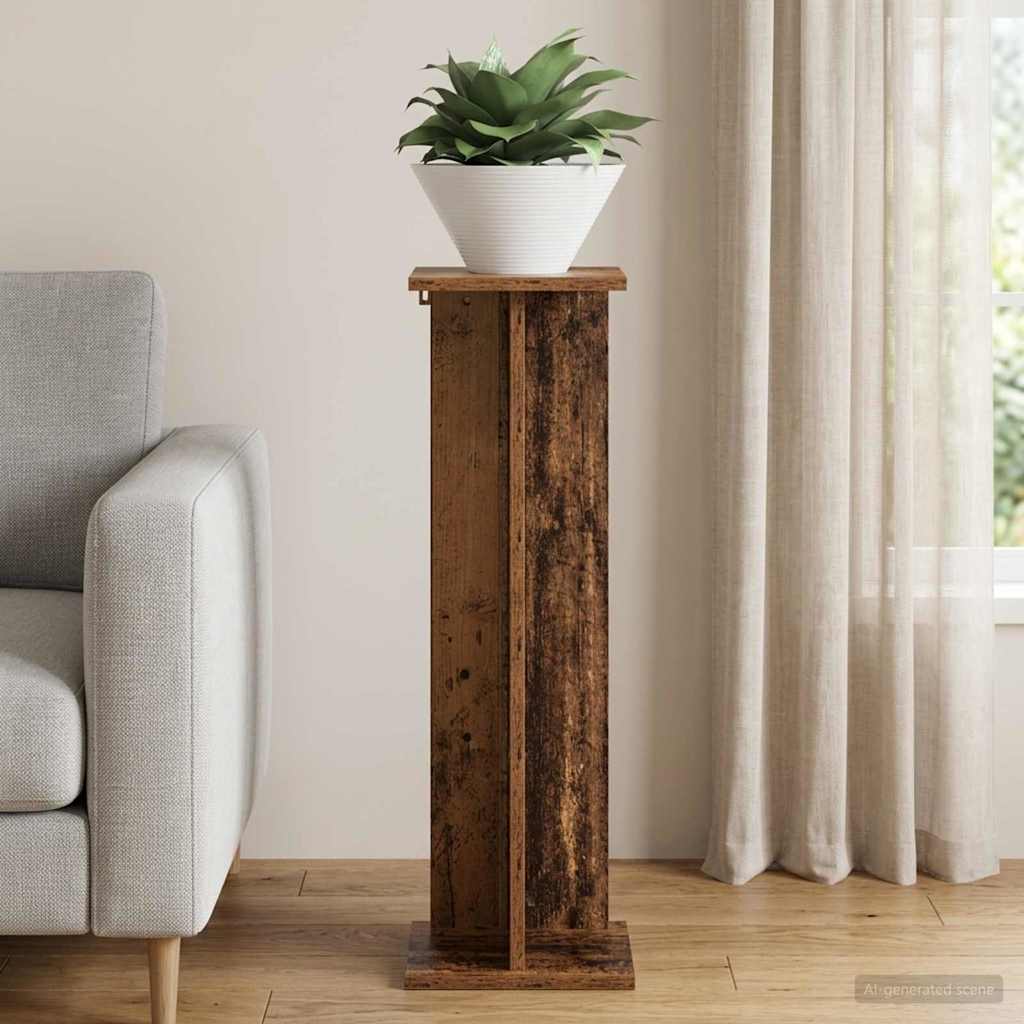 Supporto per piante Legno antico 25 x 25,5 x 80,5 cm