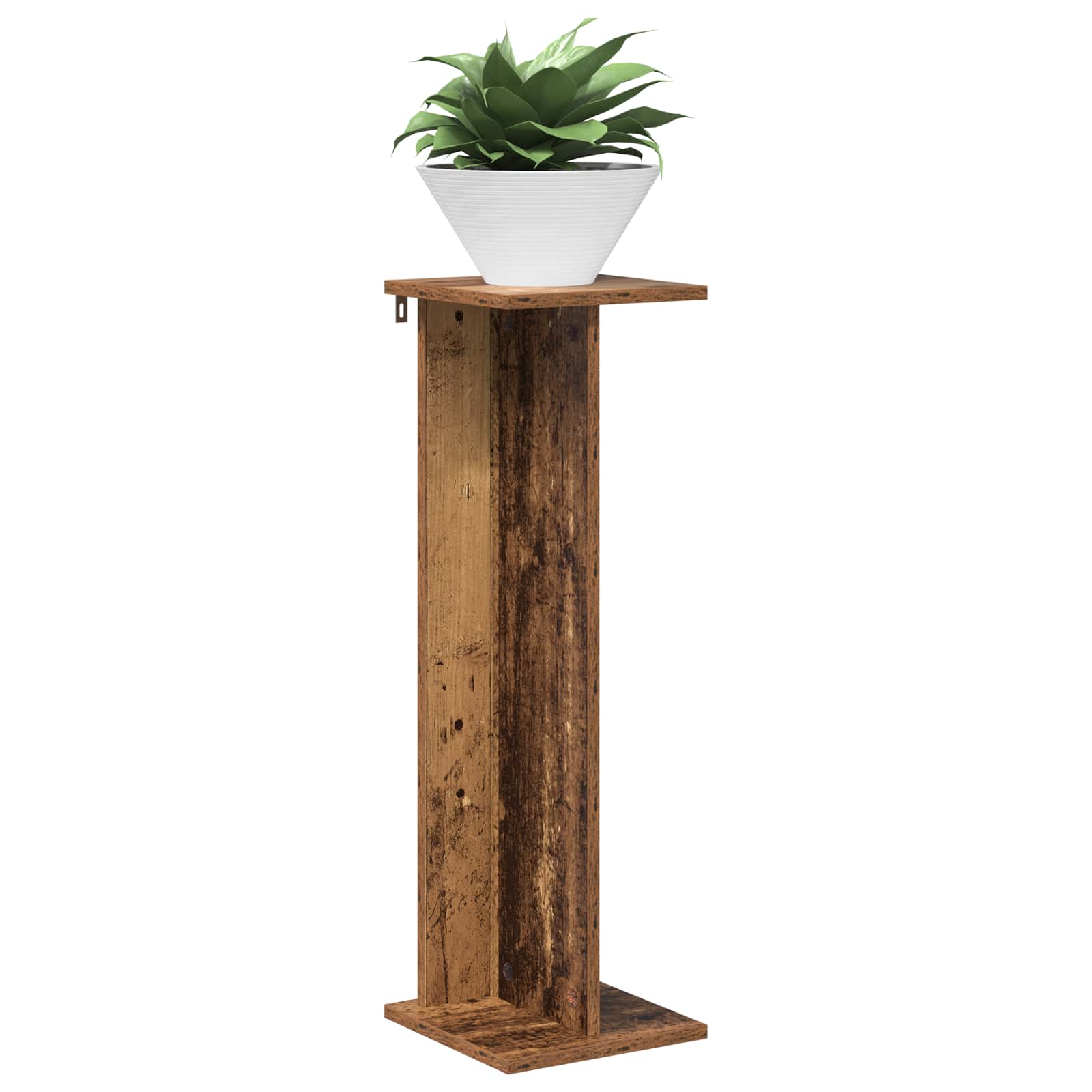 Supporto per piante 2 pz Legno antico 25 x 25,5 x 80,5 cm
