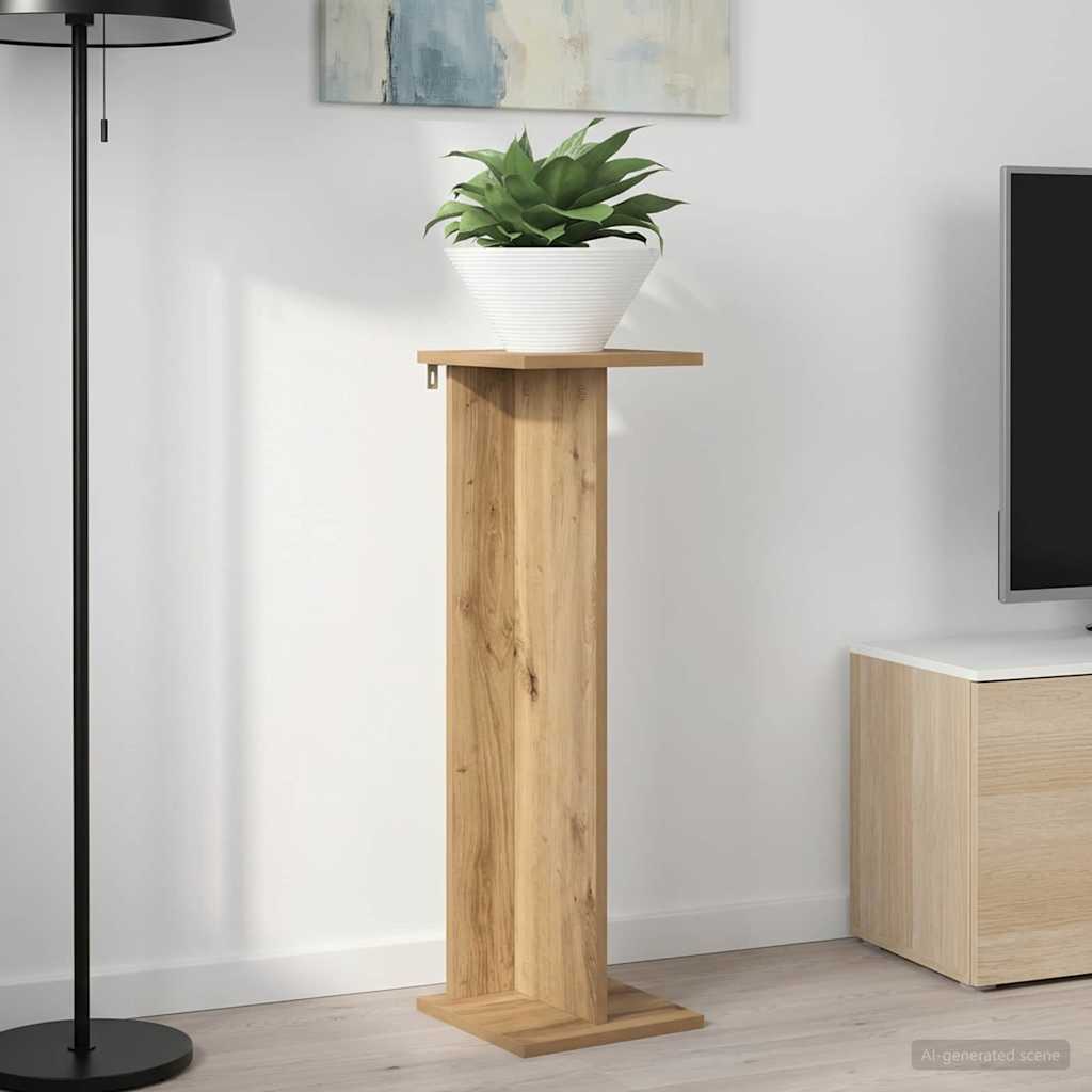 Supporto per piante Rovere Artigianale 25 x 25,5 x 80,5 cm