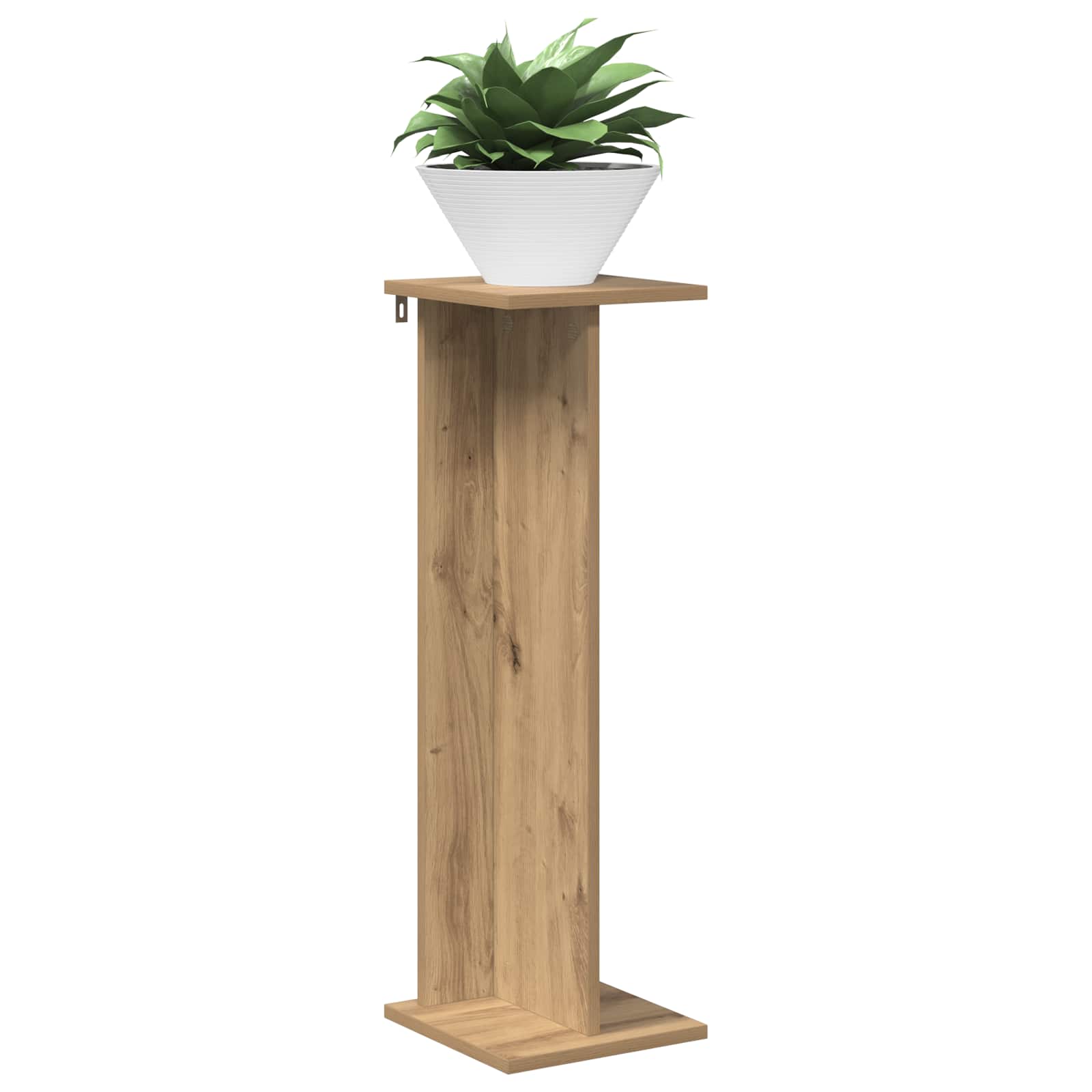 Supporto per piante 2 pz Rovere Artigianale 25 x 25,5 x 80,5 cm