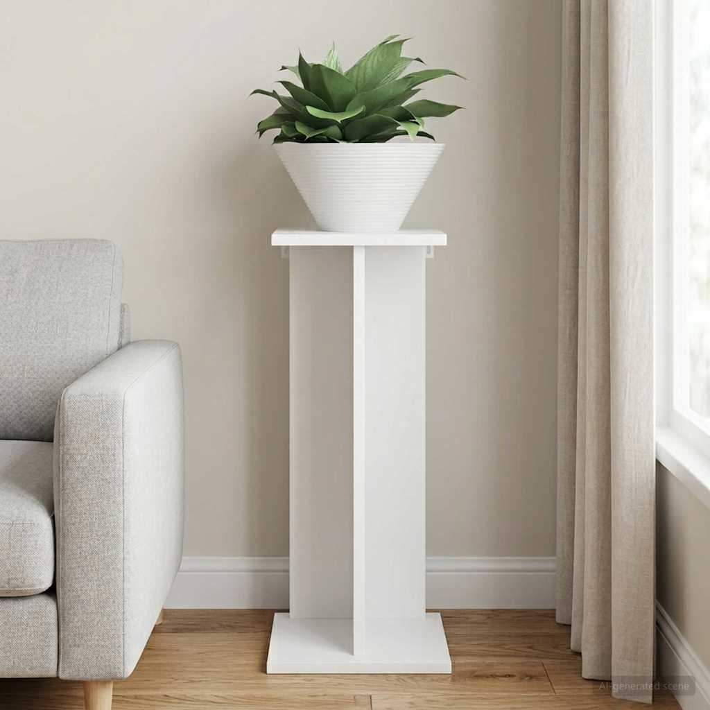 Supporto per piante Bianco 25 x 25,5 x 60,5 cm