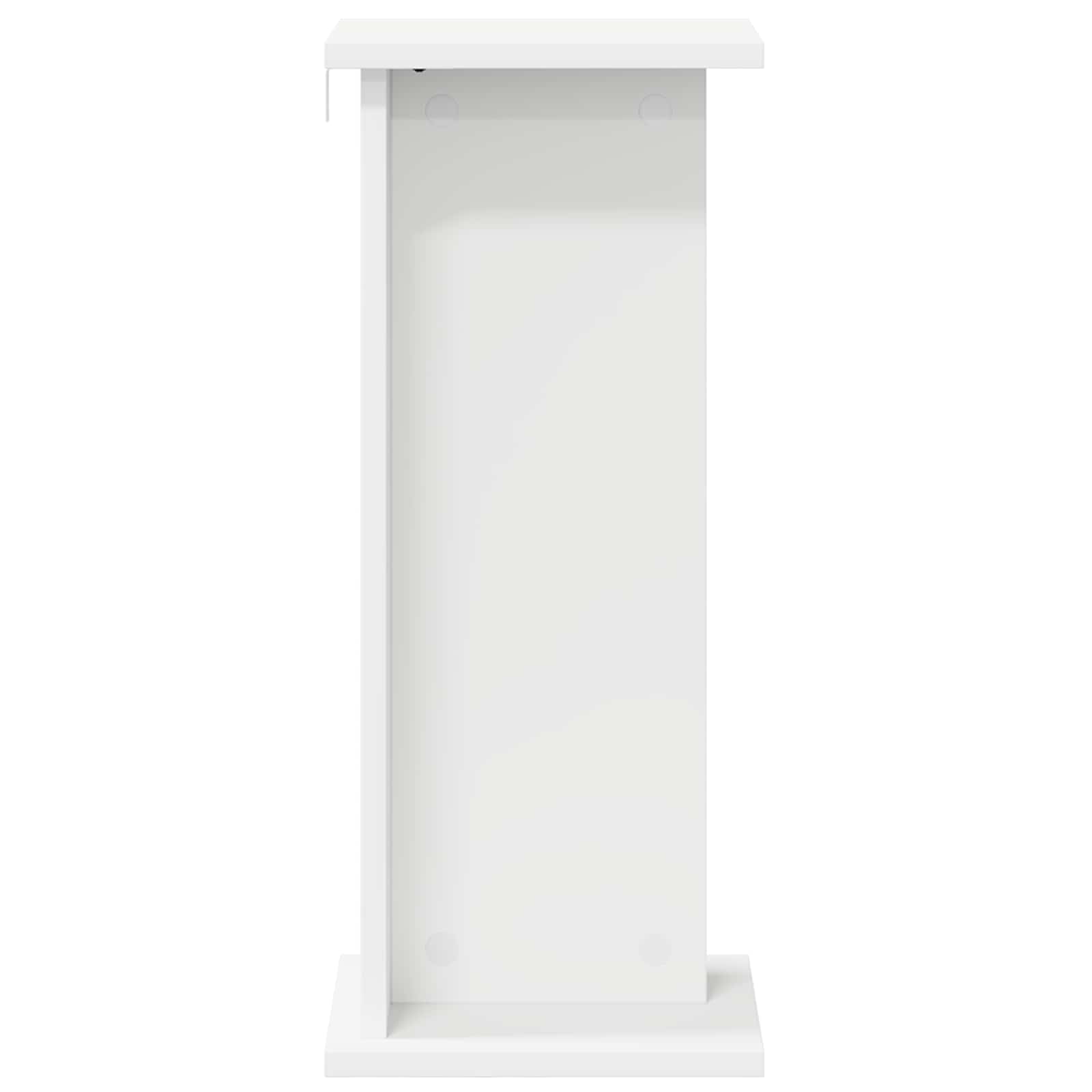 Supporto per piante 2 pz Bianco 25 x 25,5 x 60,5 cm