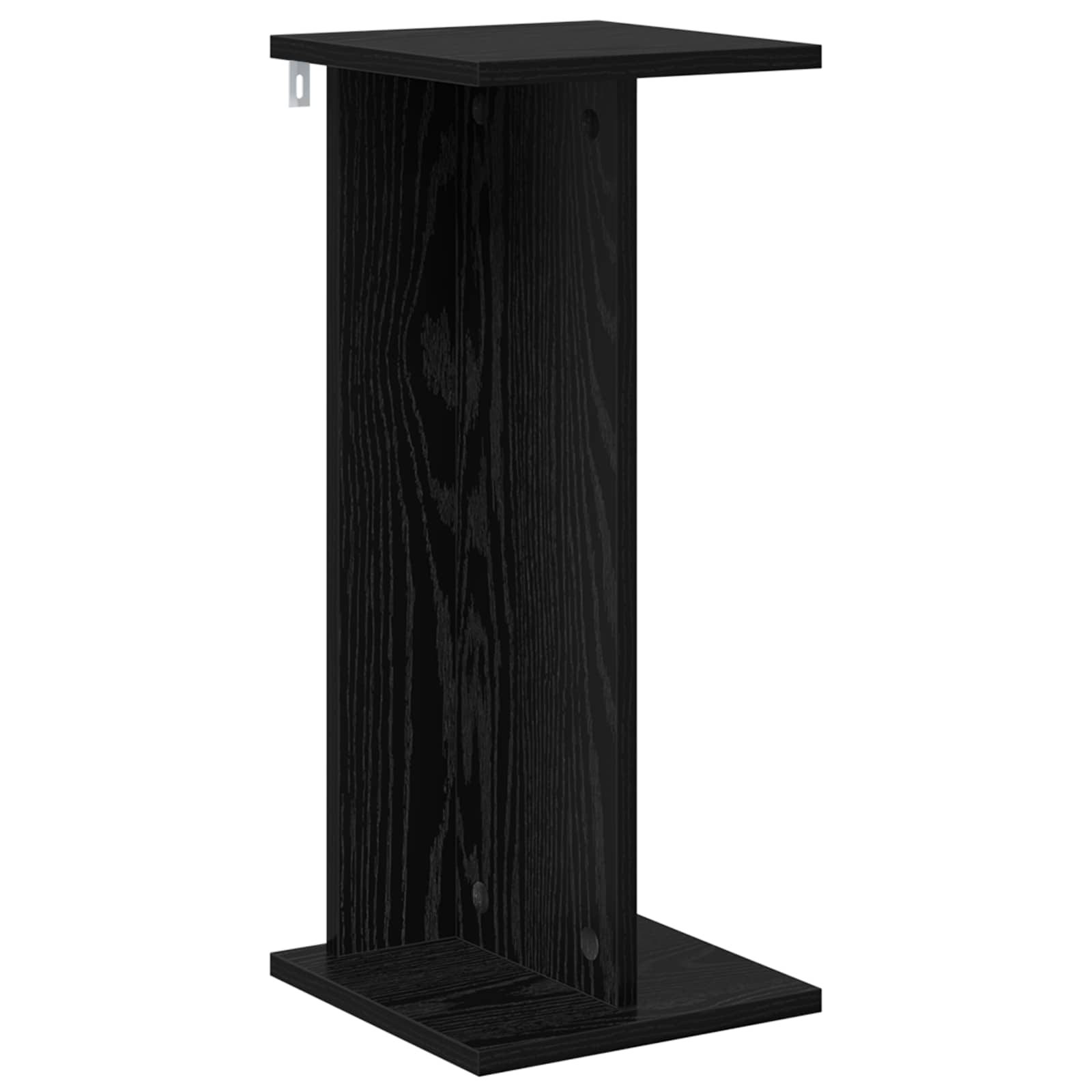 Supporto per piante 2 pz Rovere Nero 25 x 25,5 x 60,5 cm