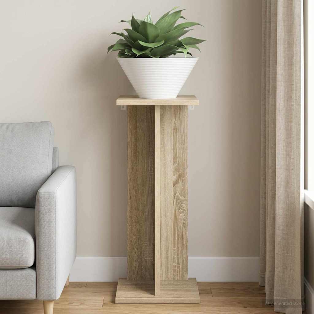 Supporto per piante Rovere Sonoma 25 x 25,5 x 60,5 cm
