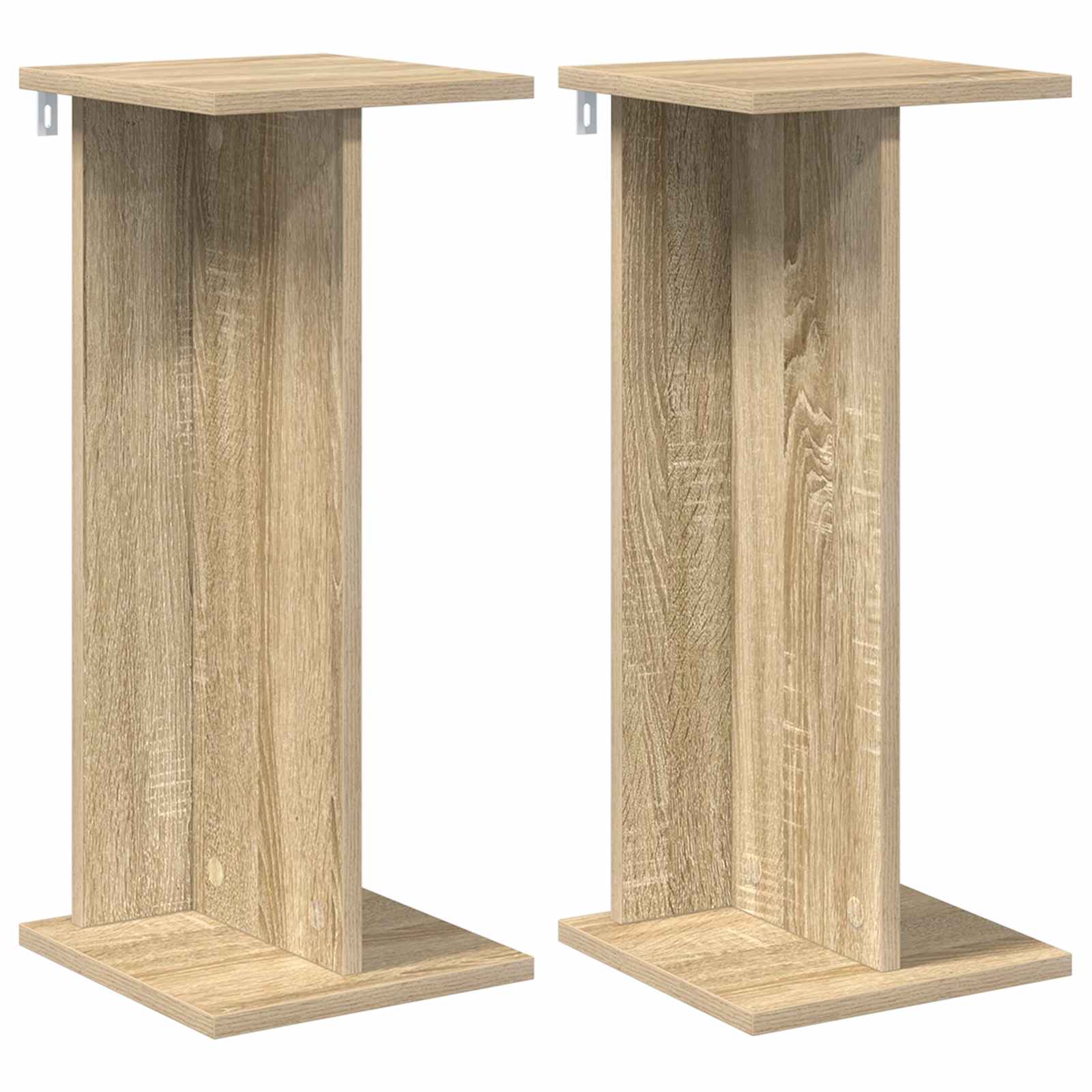 Supporto per piante 2 pz Rovere Sonoma 25 x 25,5 x 60,5 cm