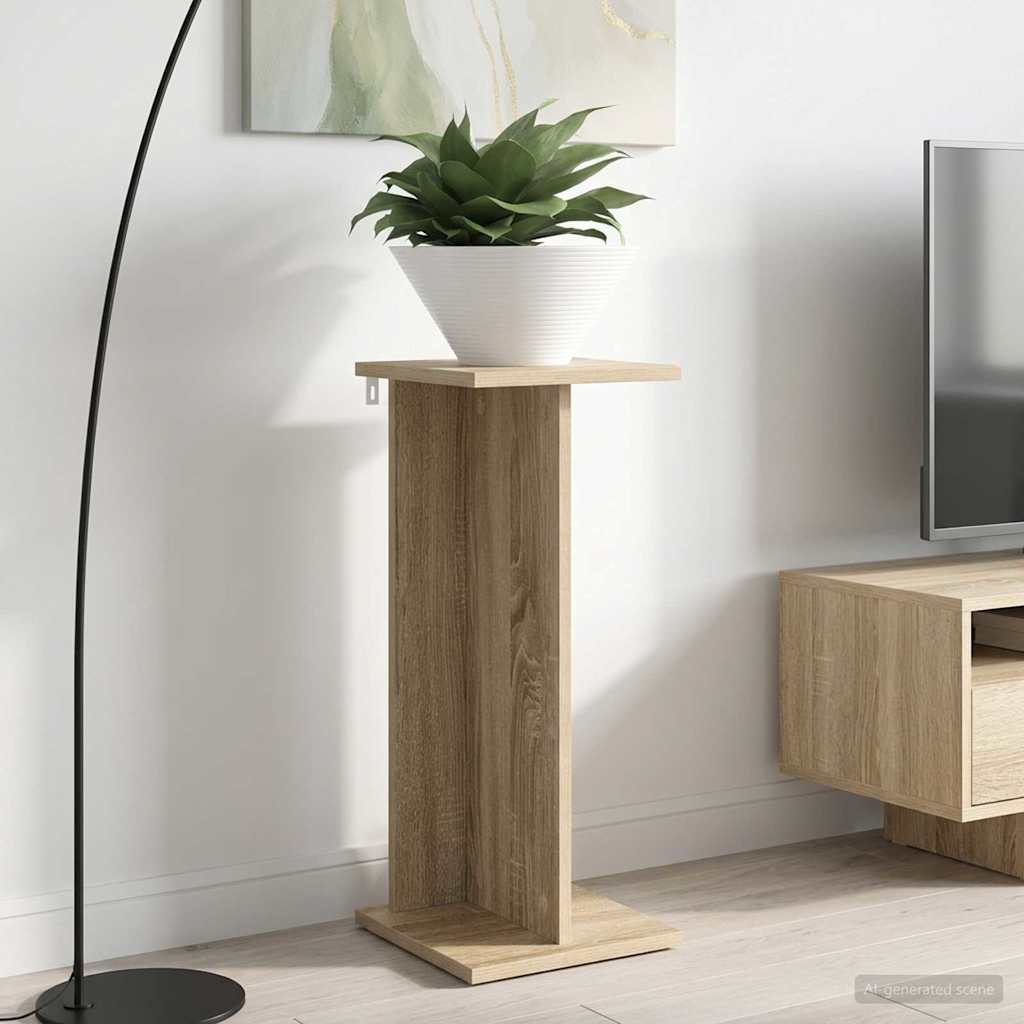 Supporto per piante 2 pz Rovere Sonoma 25 x 25,5 x 60,5 cm