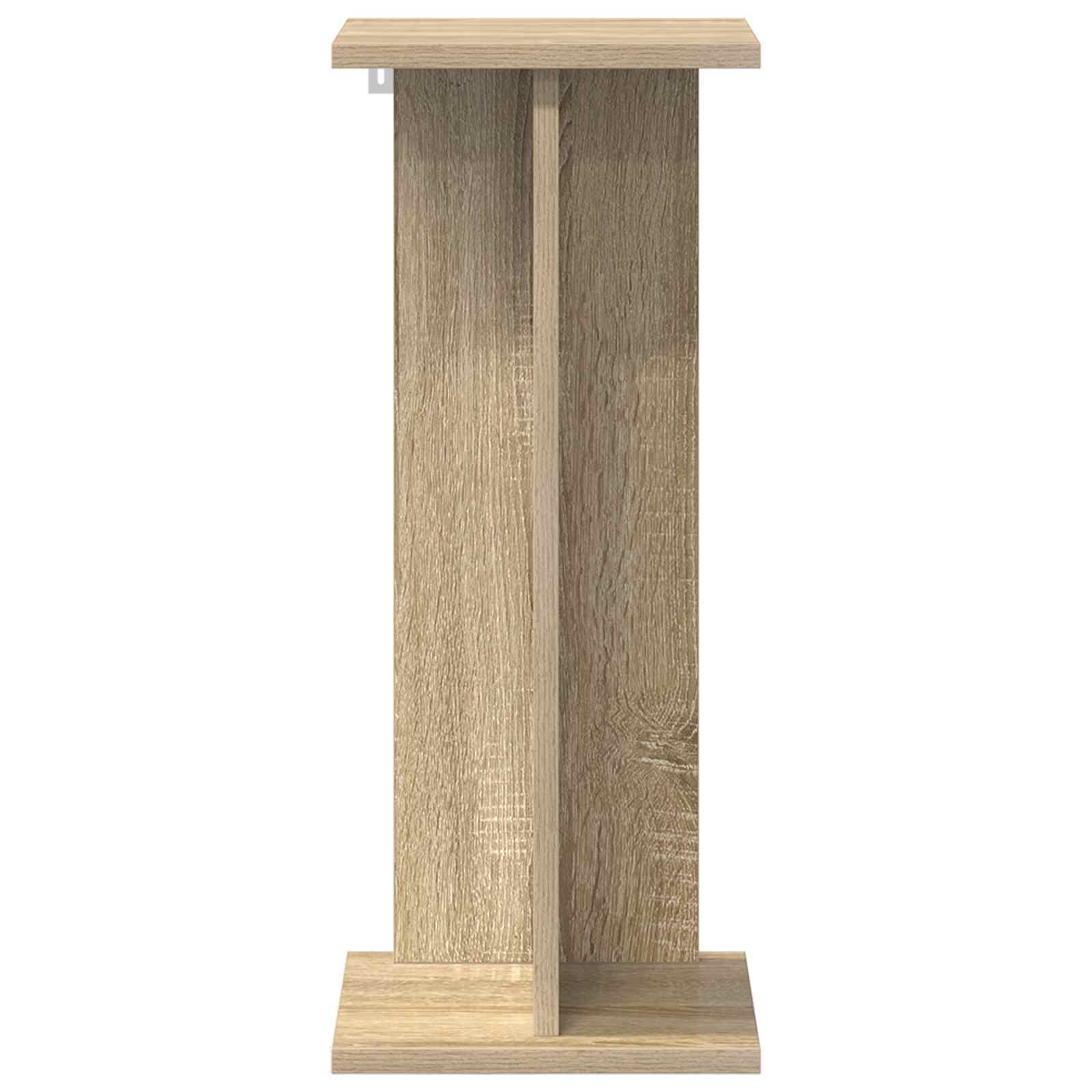 Supporto per piante 2 pz Rovere Sonoma 25 x 25,5 x 60,5 cm