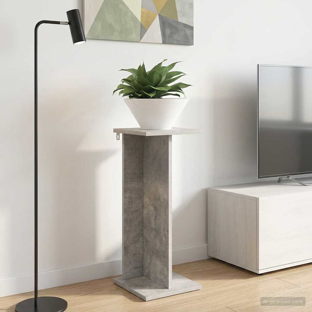Supporto per piante Grigio Cemento 25 x 25,5 x 60,5 cm