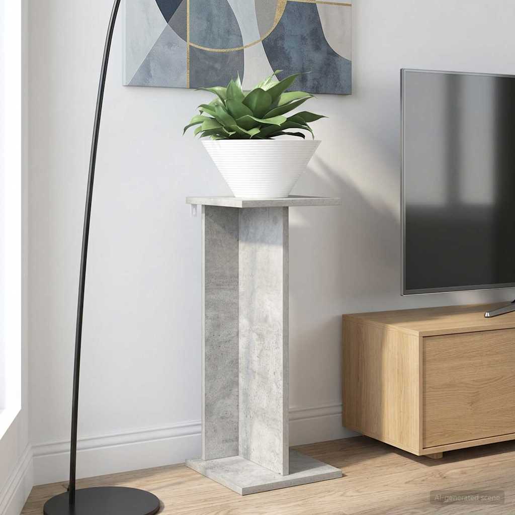 Supporto per piante 2 pz Grigio Cemento 25 x 25,5 x 60,5 cm