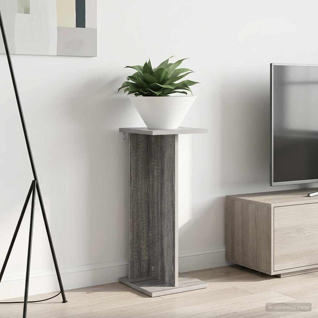 Supporto per piante Sonoma grigio 25 x 25,5 x 60,5 cm