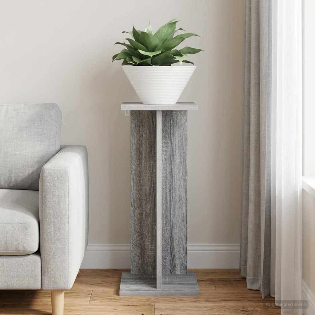 Supporto per piante Sonoma grigio 25 x 25,5 x 60,5 cm