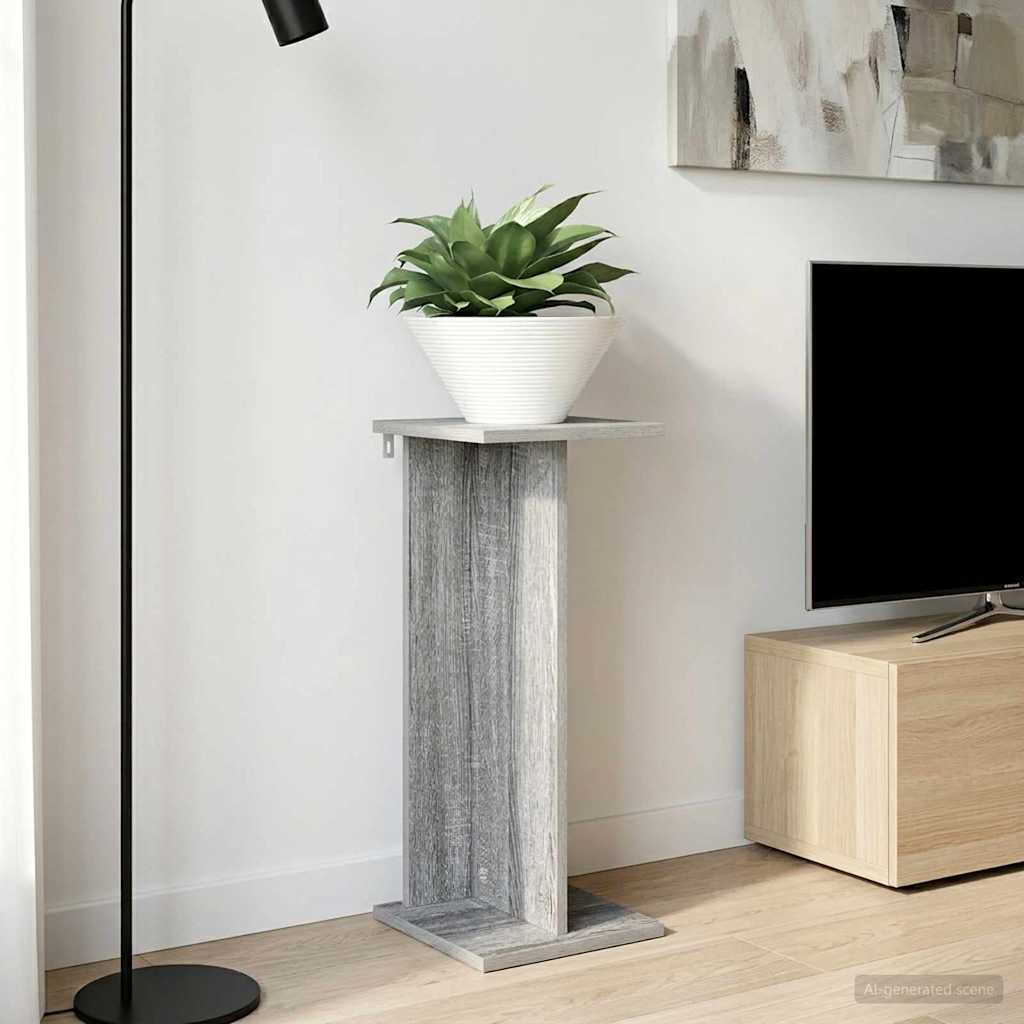 Supporto per piante 2 pz Sonoma grigio 25 x 25,5 x 60,5 cm