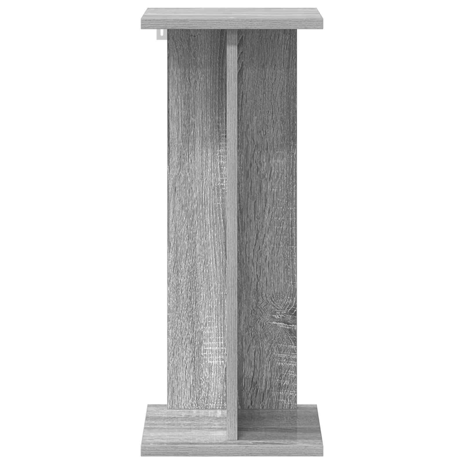 Supporto per piante 2 pz Sonoma grigio 25 x 25,5 x 60,5 cm