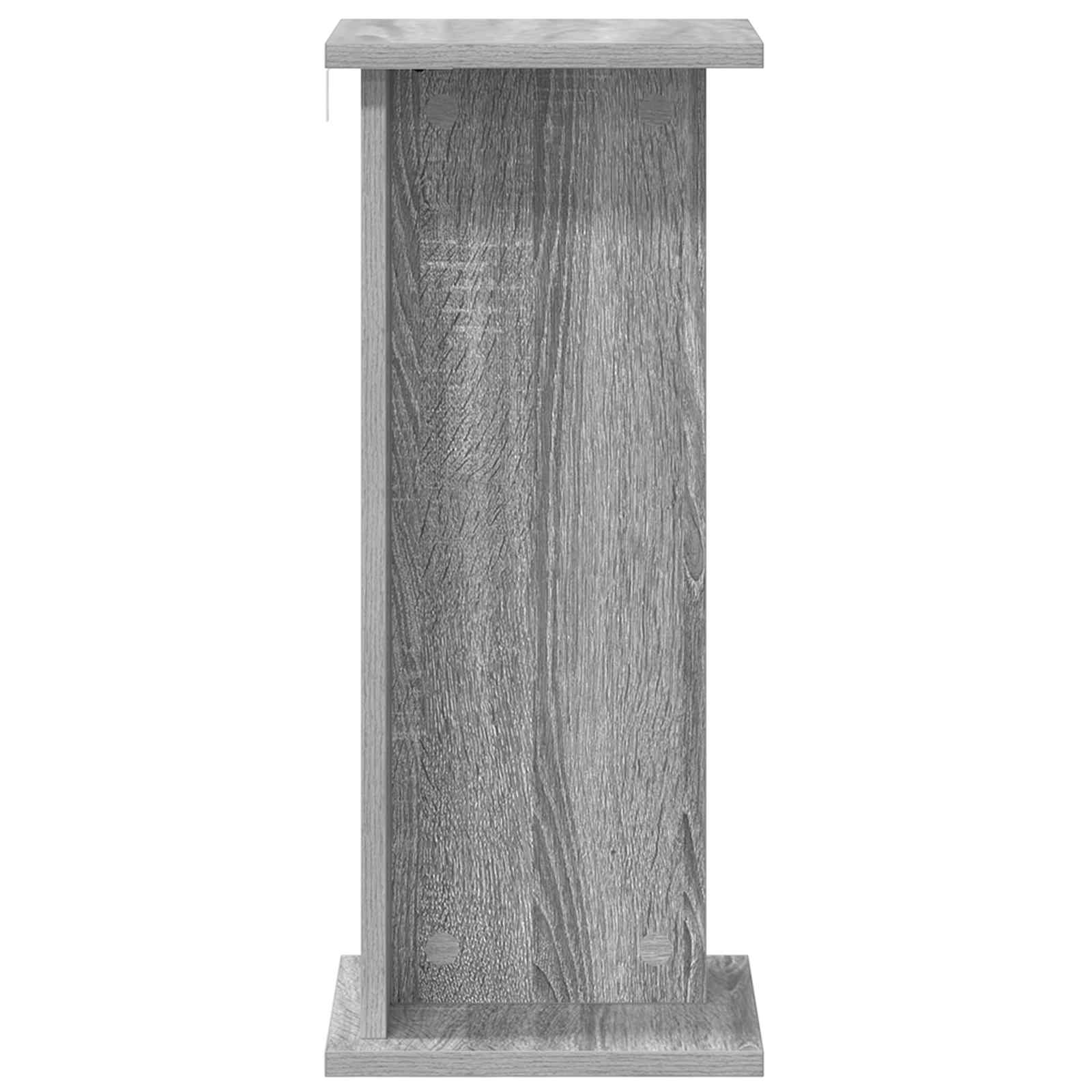 Supporto per piante 2 pz Sonoma grigio 25 x 25,5 x 60,5 cm