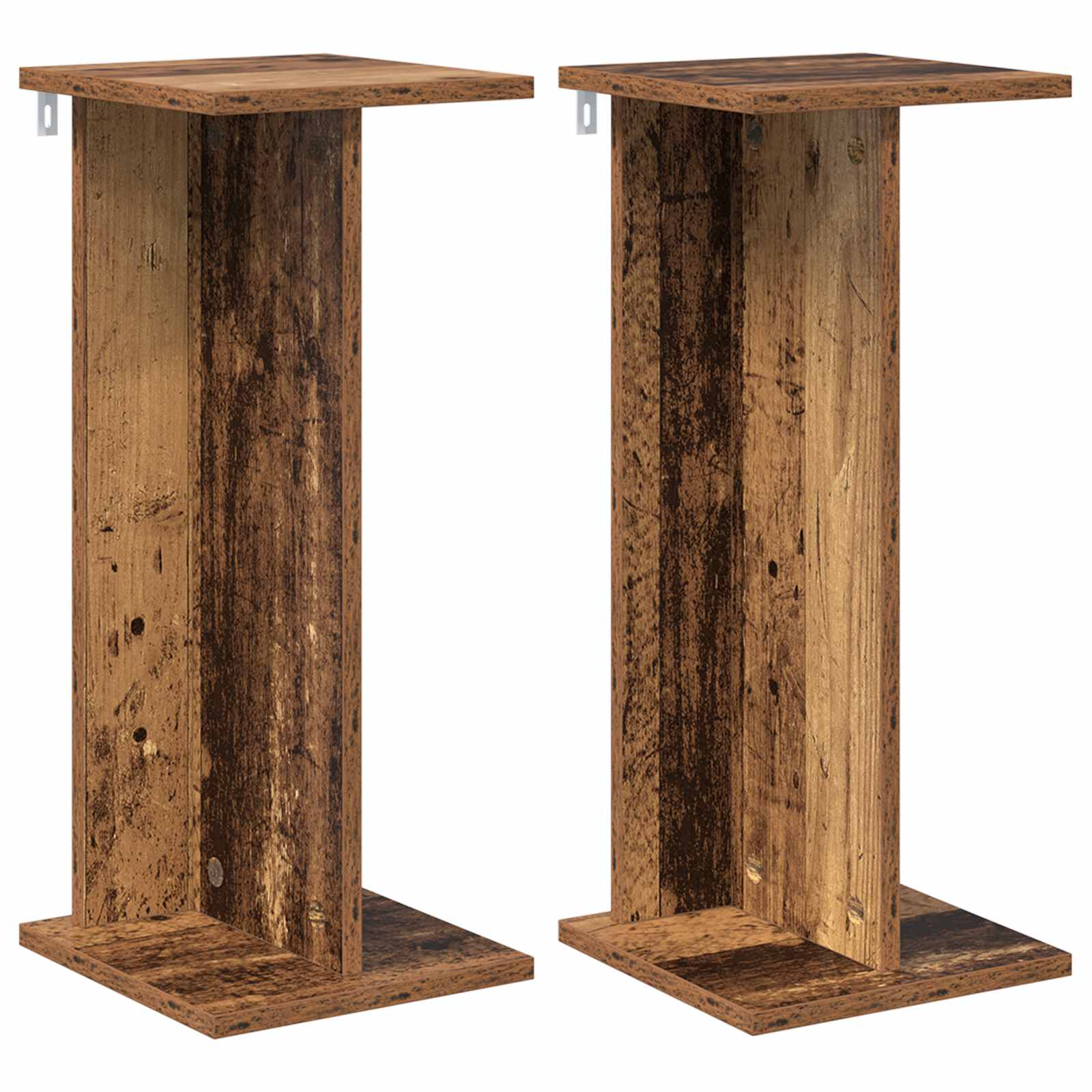 Supporto per piante 2 pz Legno antico 25 x 25,5 x 60,5 cm