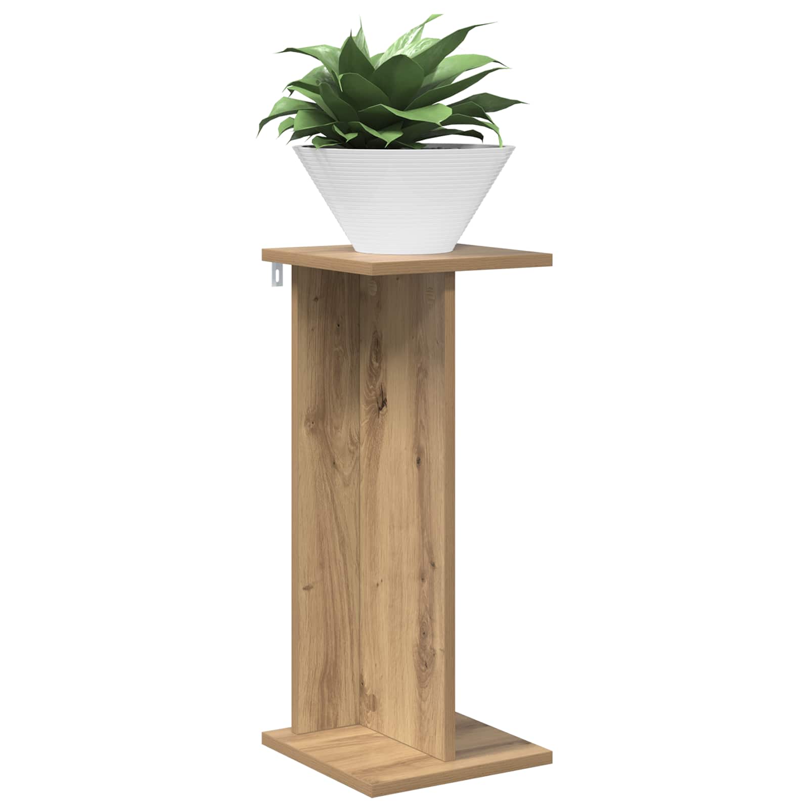 Supporto per piante 2 pz Rovere Artigianale 25 x 25,5 x 60,5 cm