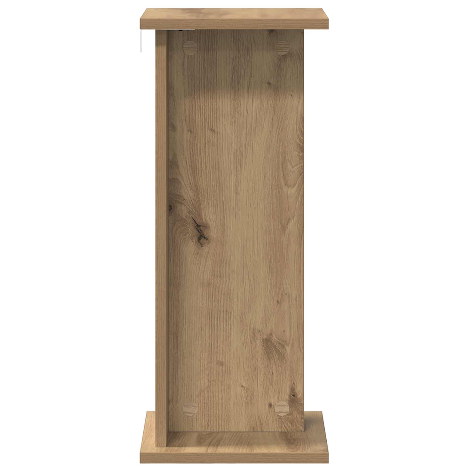Supporto per piante 2 pz Rovere Artigianale 25 x 25,5 x 60,5 cm