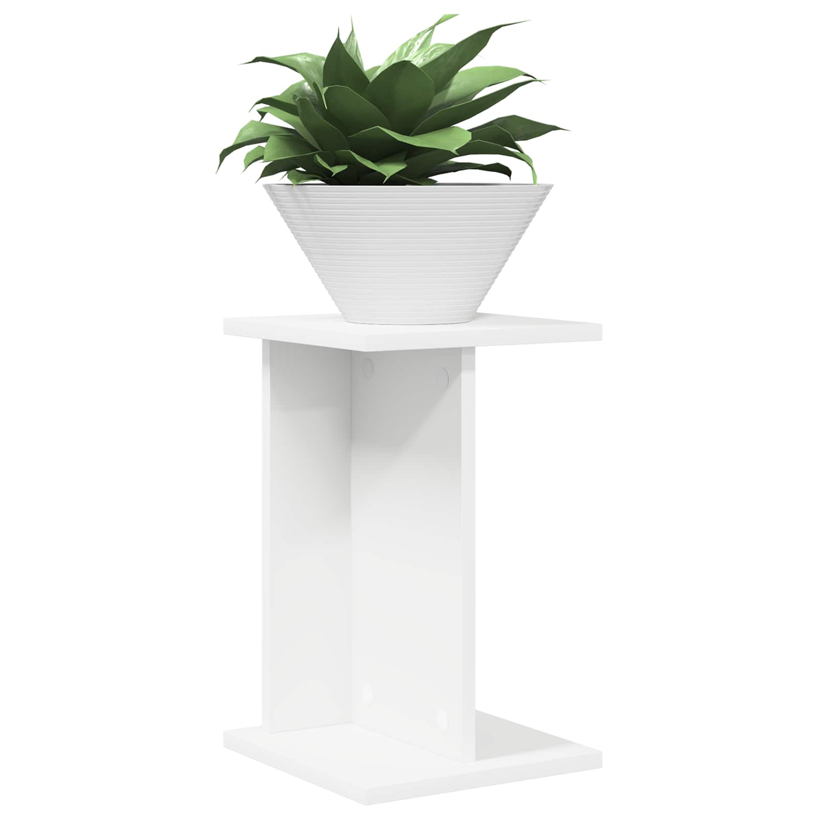 Supporto per piante 2 pz Bianco 25 x 25,5 x 40,5 cm
