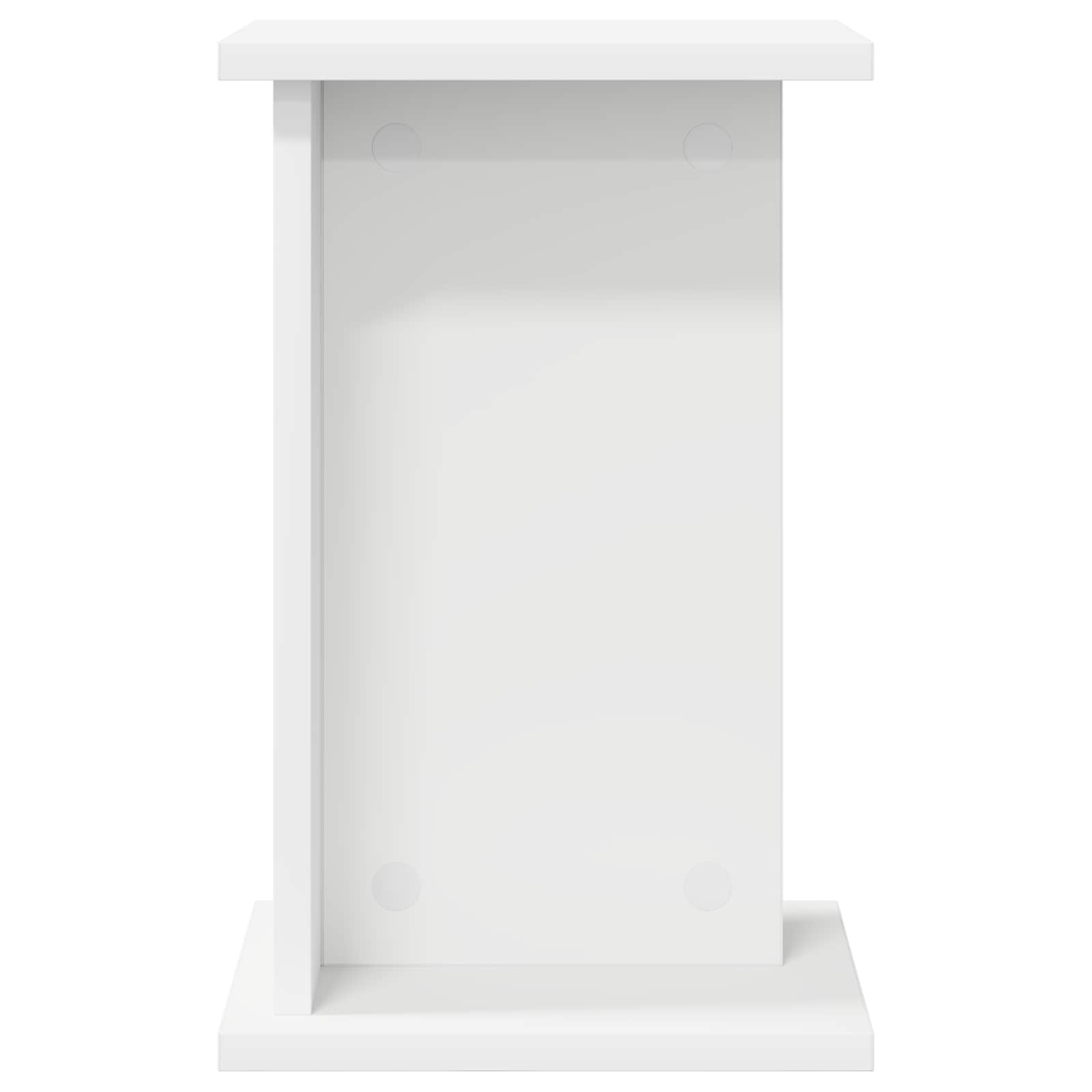 Supporto per piante 2 pz Bianco 25 x 25,5 x 40,5 cm