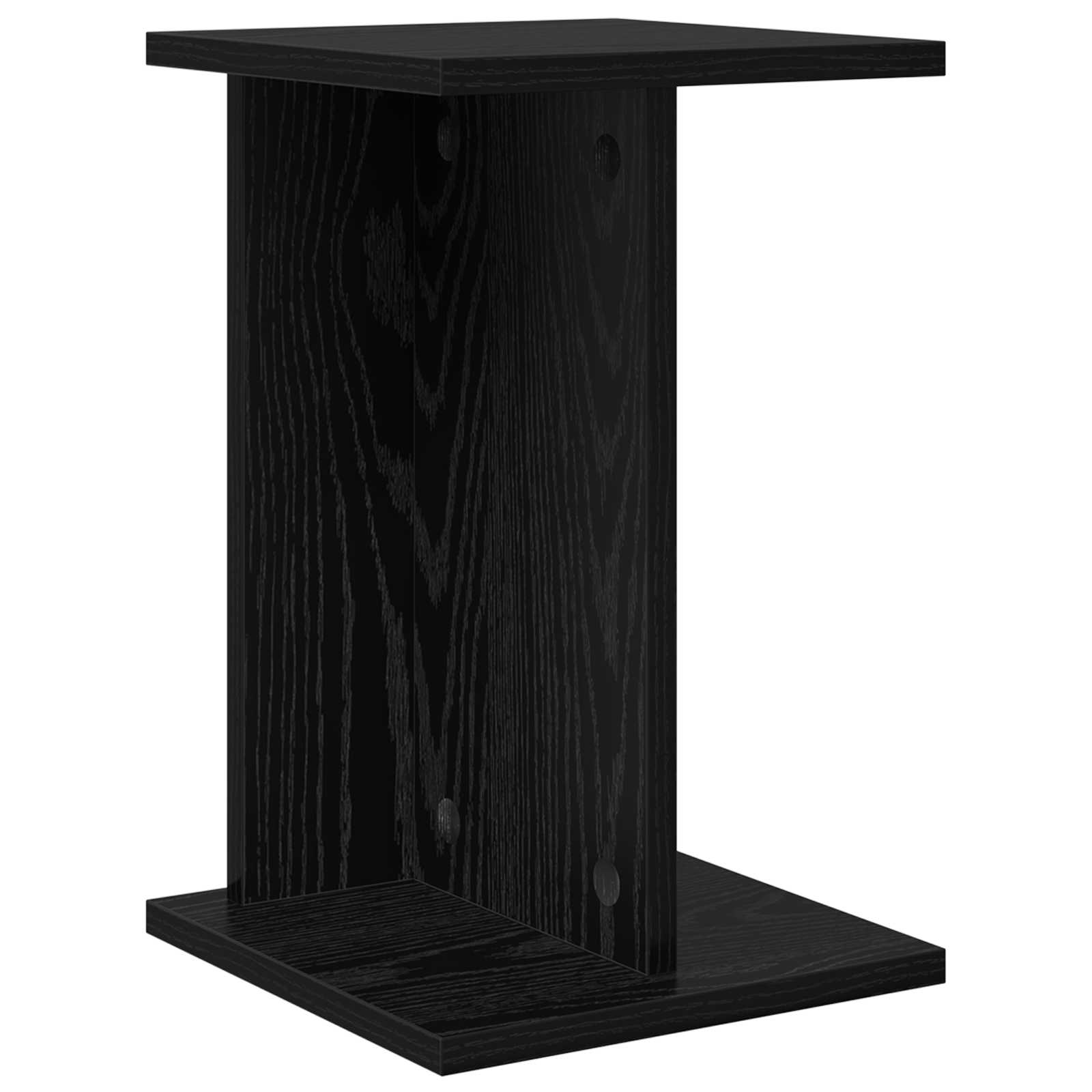 Supporto per piante Rovere Nero 25 x 25,5 x 40,5 cm