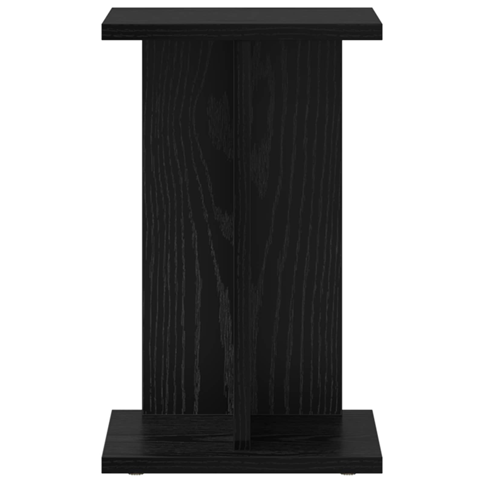 Supporto per piante Rovere Nero 25 x 25,5 x 40,5 cm