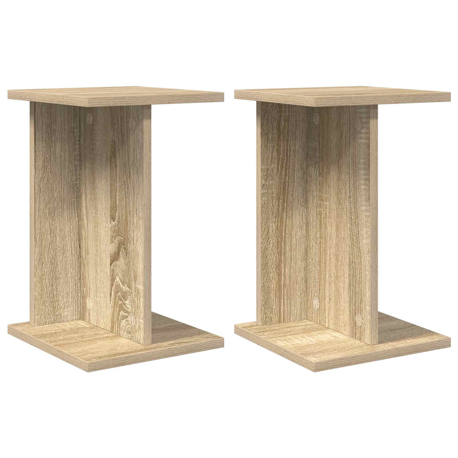 Supporto per piante 2 pz Rovere Sonoma 25 x 25,5 x 40,5 cm