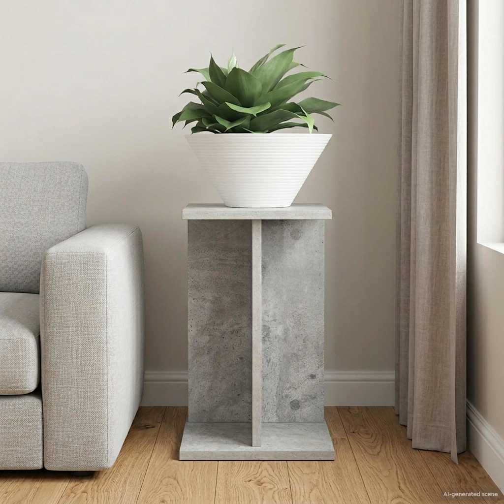 Supporto per piante Grigio Cemento 25 x 25,5 x 40,5 cm