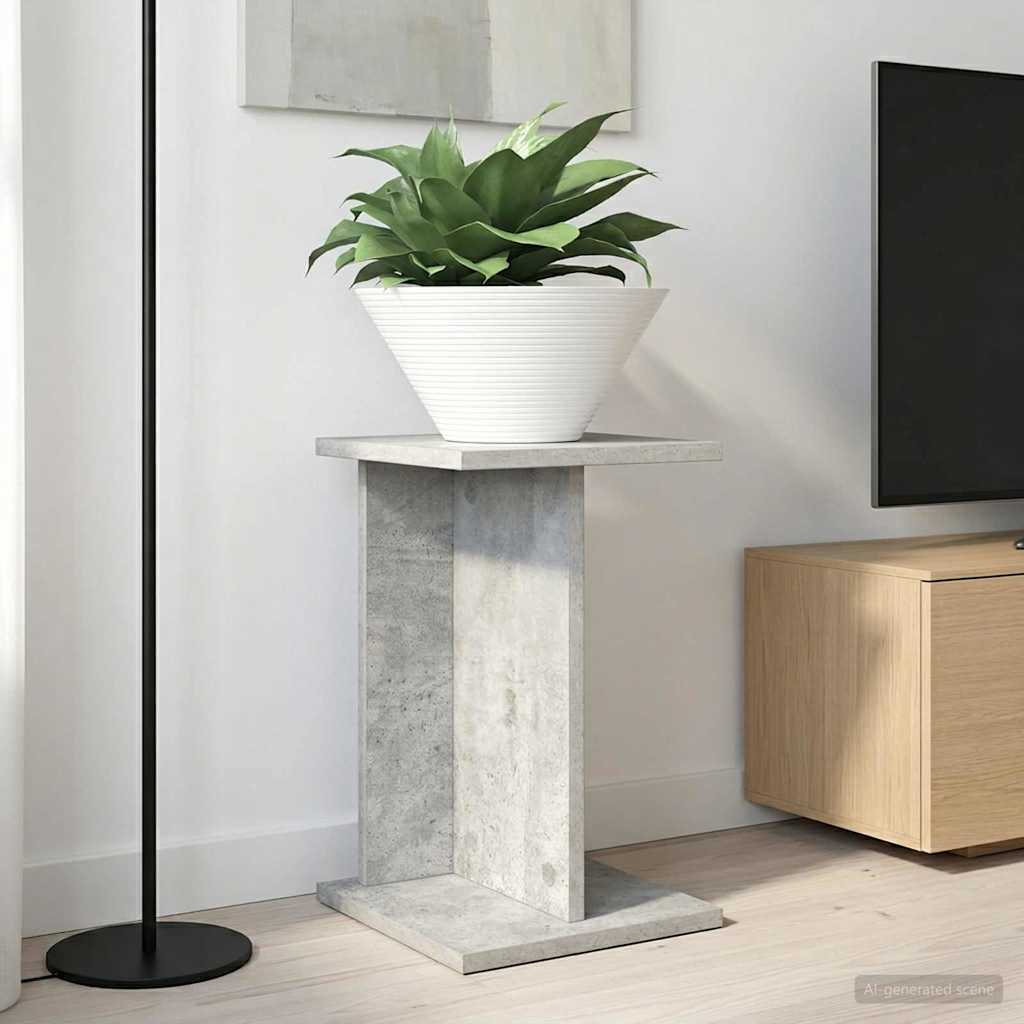 Supporto per piante 2 pz Grigio Cemento 25 x 25,5 x 40,5 cm