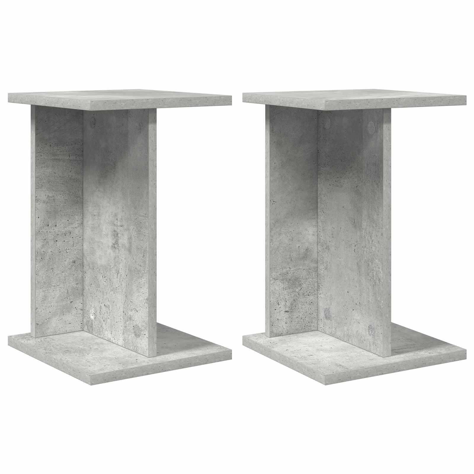 Supporto per piante 2 pz Grigio Cemento 25 x 25,5 x 40,5 cm