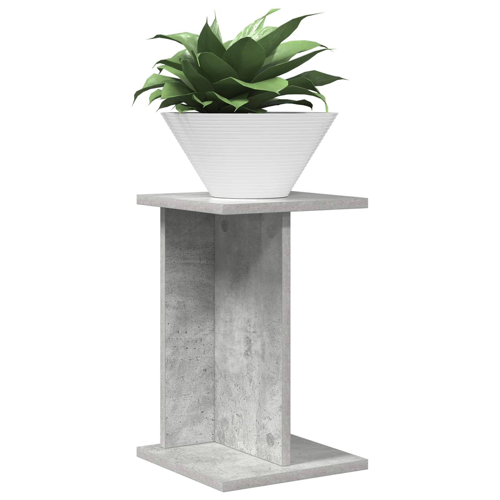 Supporto per piante 2 pz Grigio Cemento 25 x 25,5 x 40,5 cm
