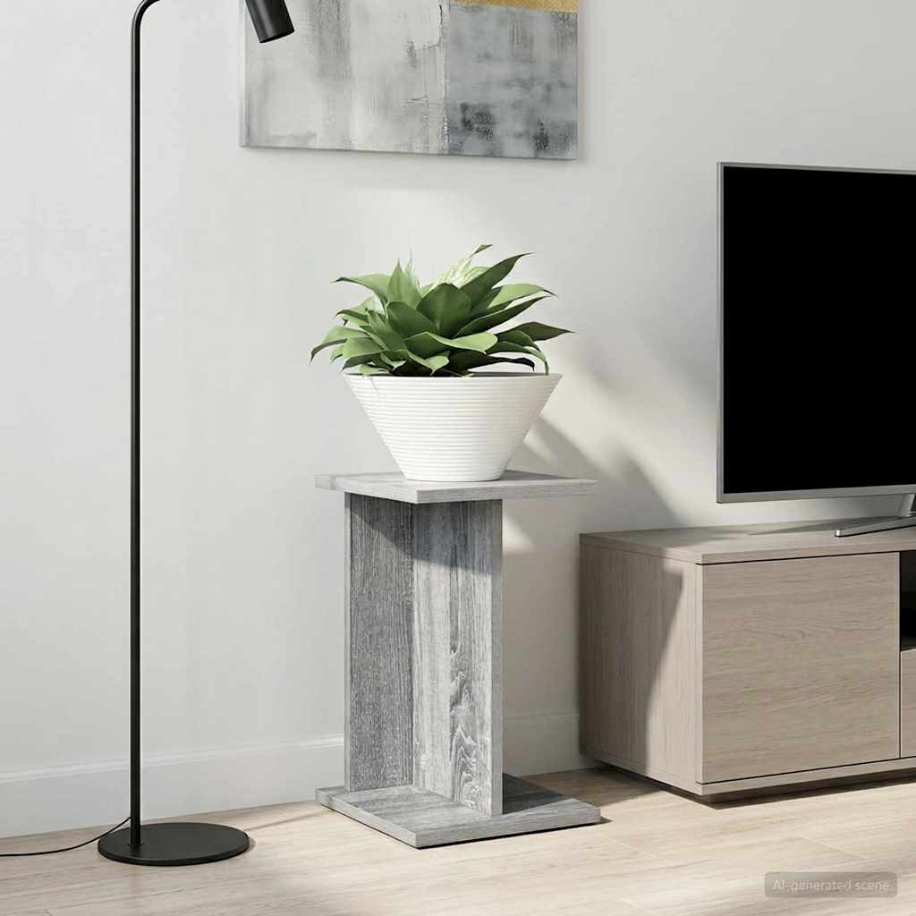 Supporto per piante 2 pz Sonoma grigio 25 x 25,5 x 40,5 cm