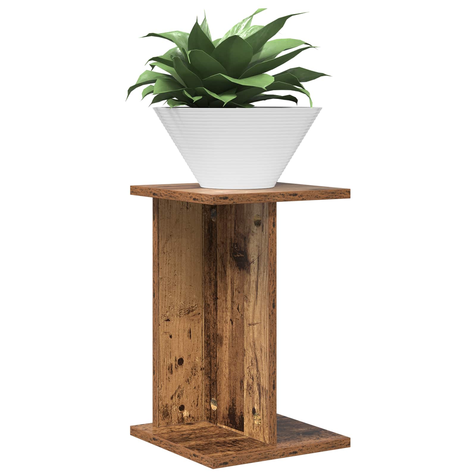 Supporto per piante 2 pz Legno antico 25 x 25,5 x 40,5 cm