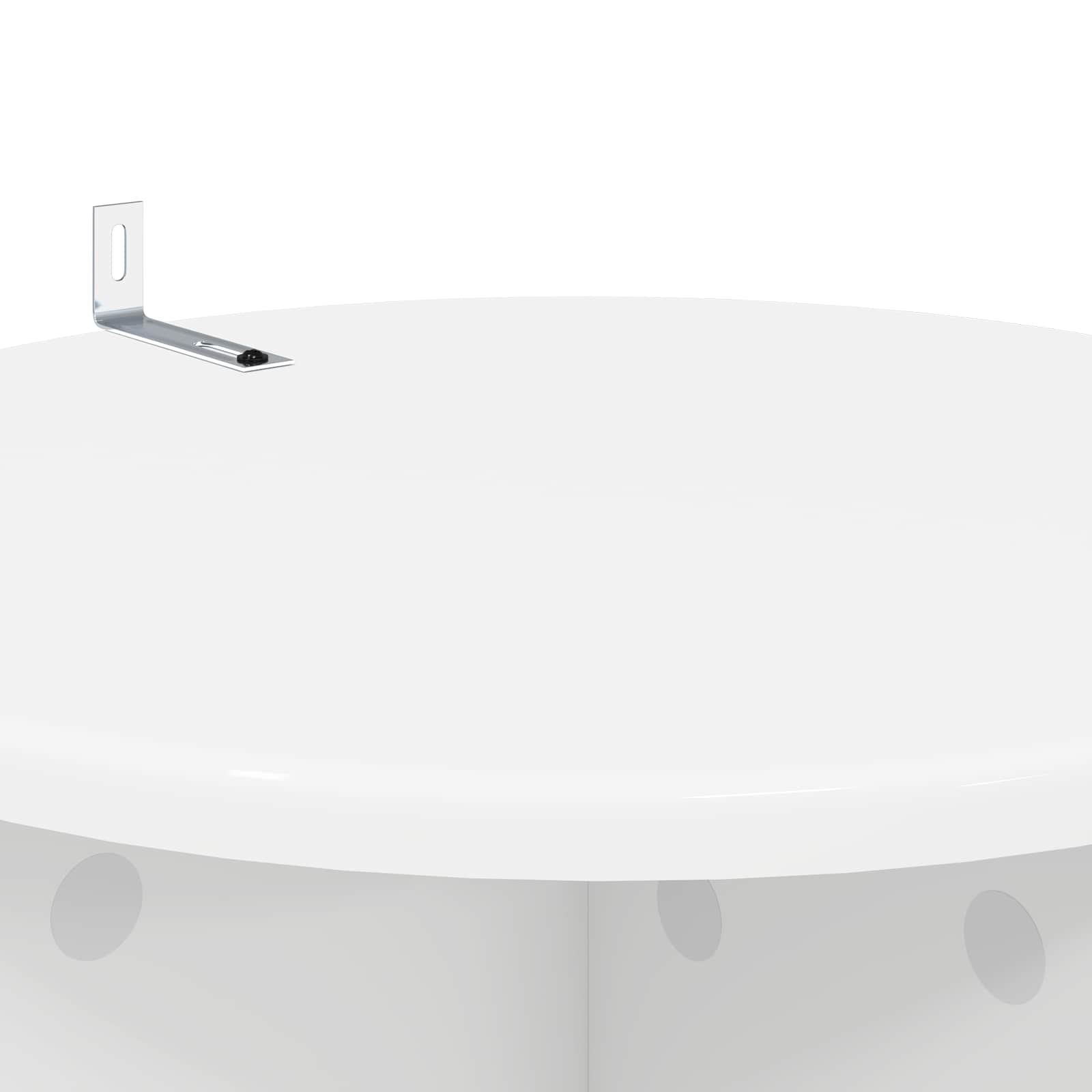 Supporto per piante 2 pz Bianco Ø40 x 100 cm