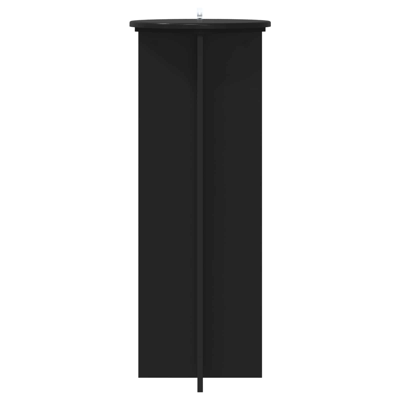 Supporto per piante 2 pz Nero Ø40 x 100 cm Legno ingegnerizzato