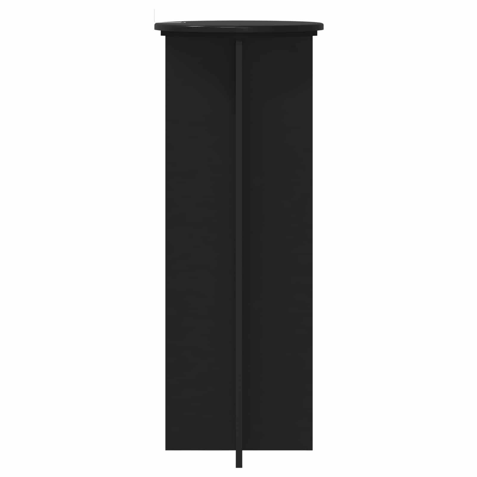 Supporto per piante 2 pz Nero Ø40 x 100 cm Legno ingegnerizzato