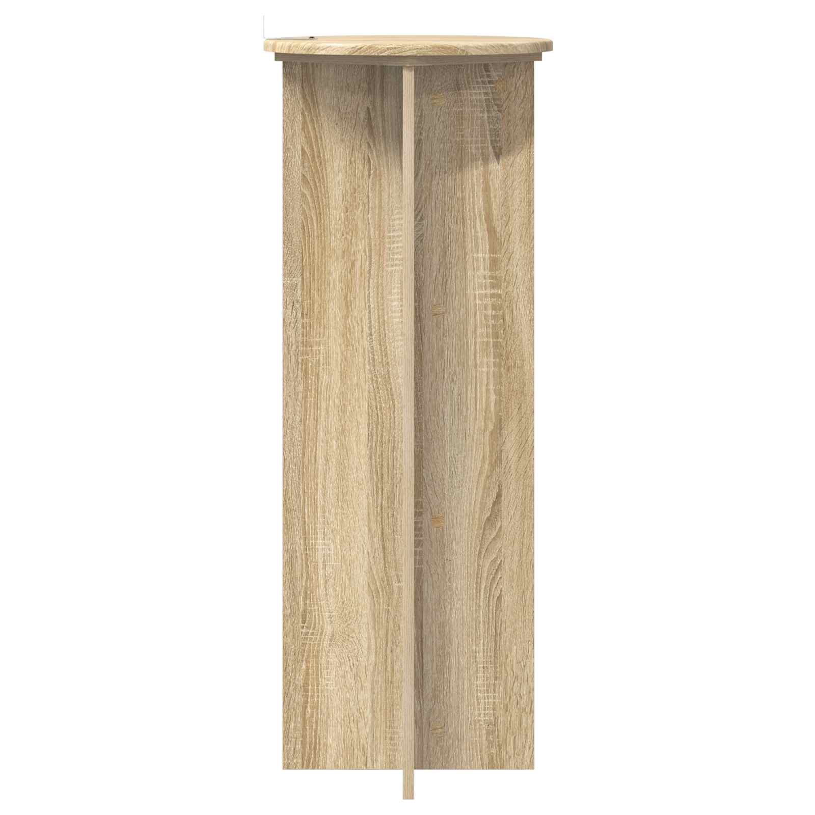 Supporto per piante 2 pz Rovere Sonoma Ø40 x 100 cm