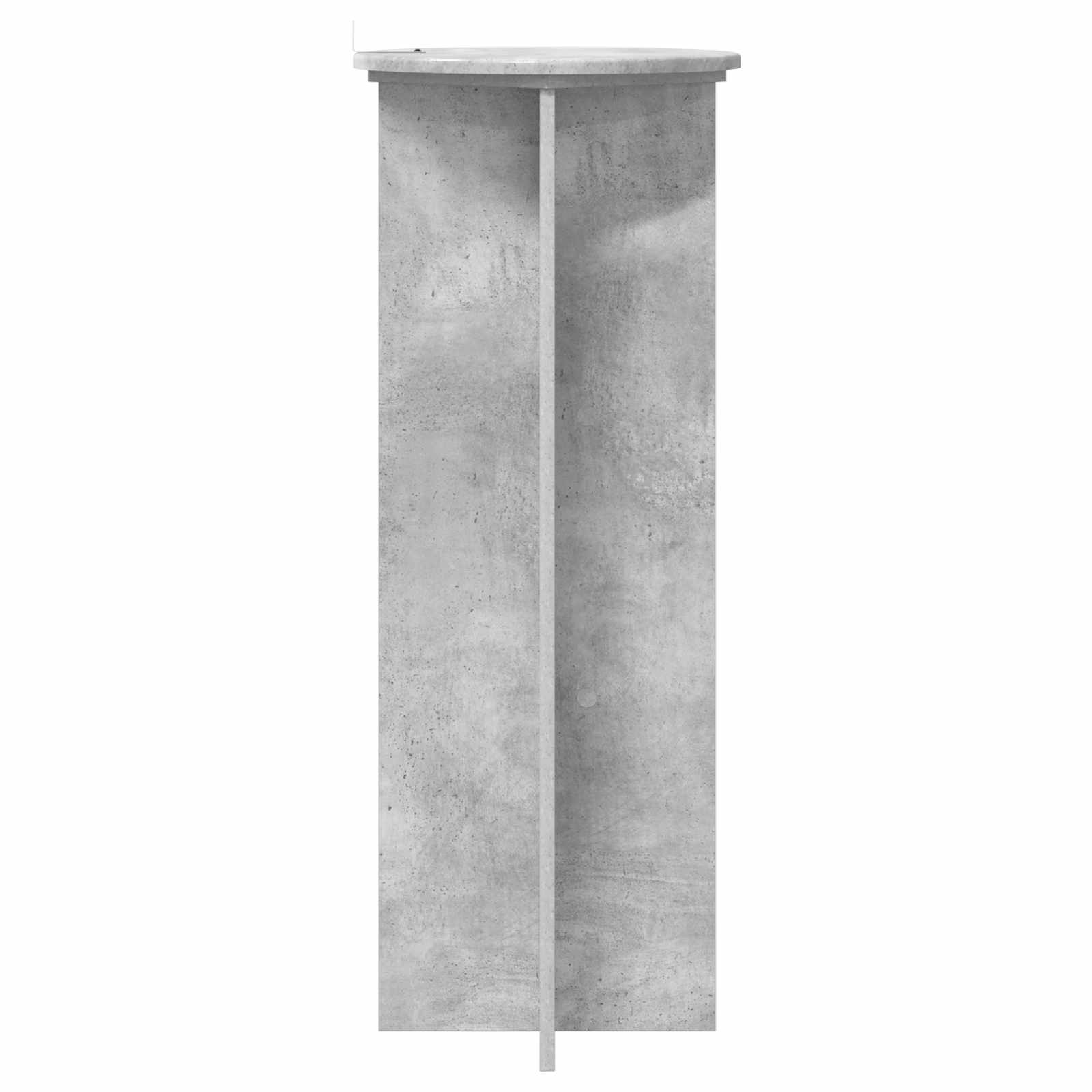 Supporto per piante 2 pz Grigio Cemento Ø40 x 100 cm