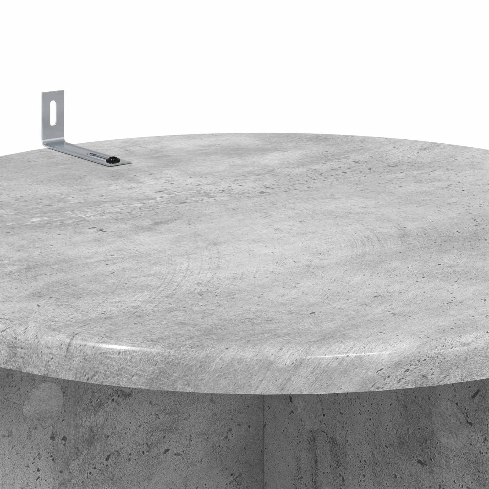 Supporto per piante 2 pz Grigio Cemento Ø40 x 100 cm