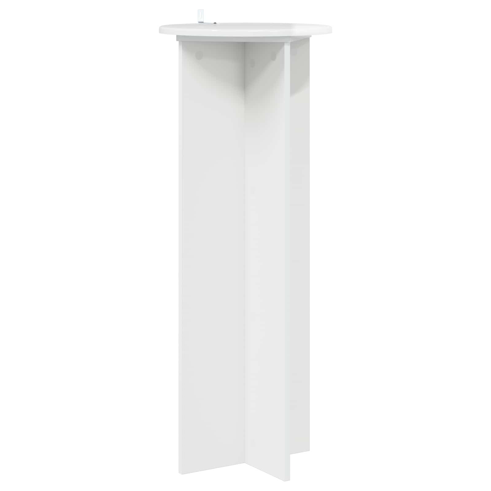 Supporto per piante 2 pz Bianco Lucido Ø40 x 100 cm