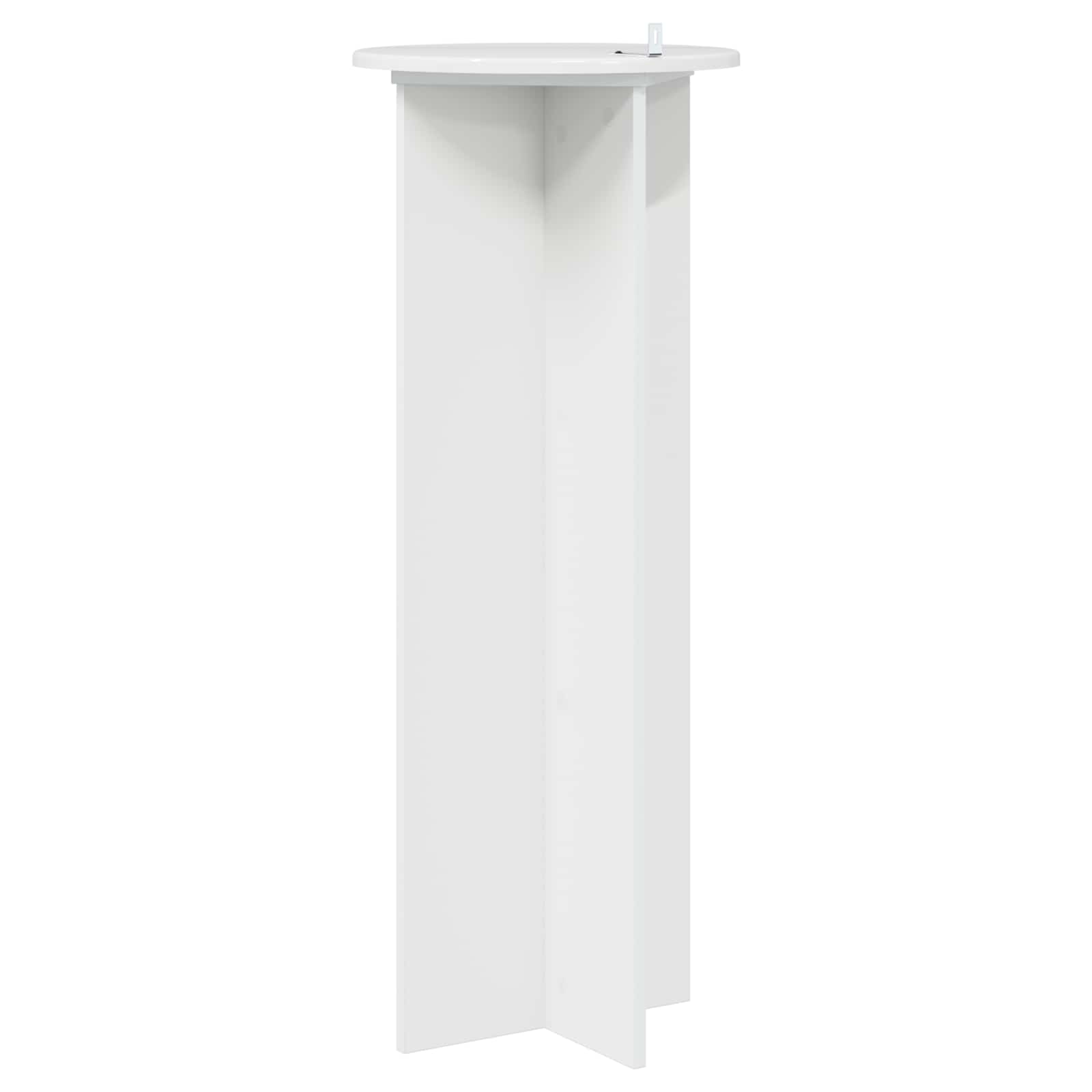 Supporto per piante 2 pz Bianco Lucido Ø40 x 100 cm