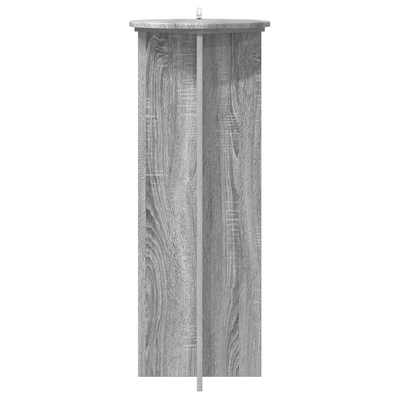 Supporto per piante 2 pz Grigio Sonoma Ø40 x 100 cm