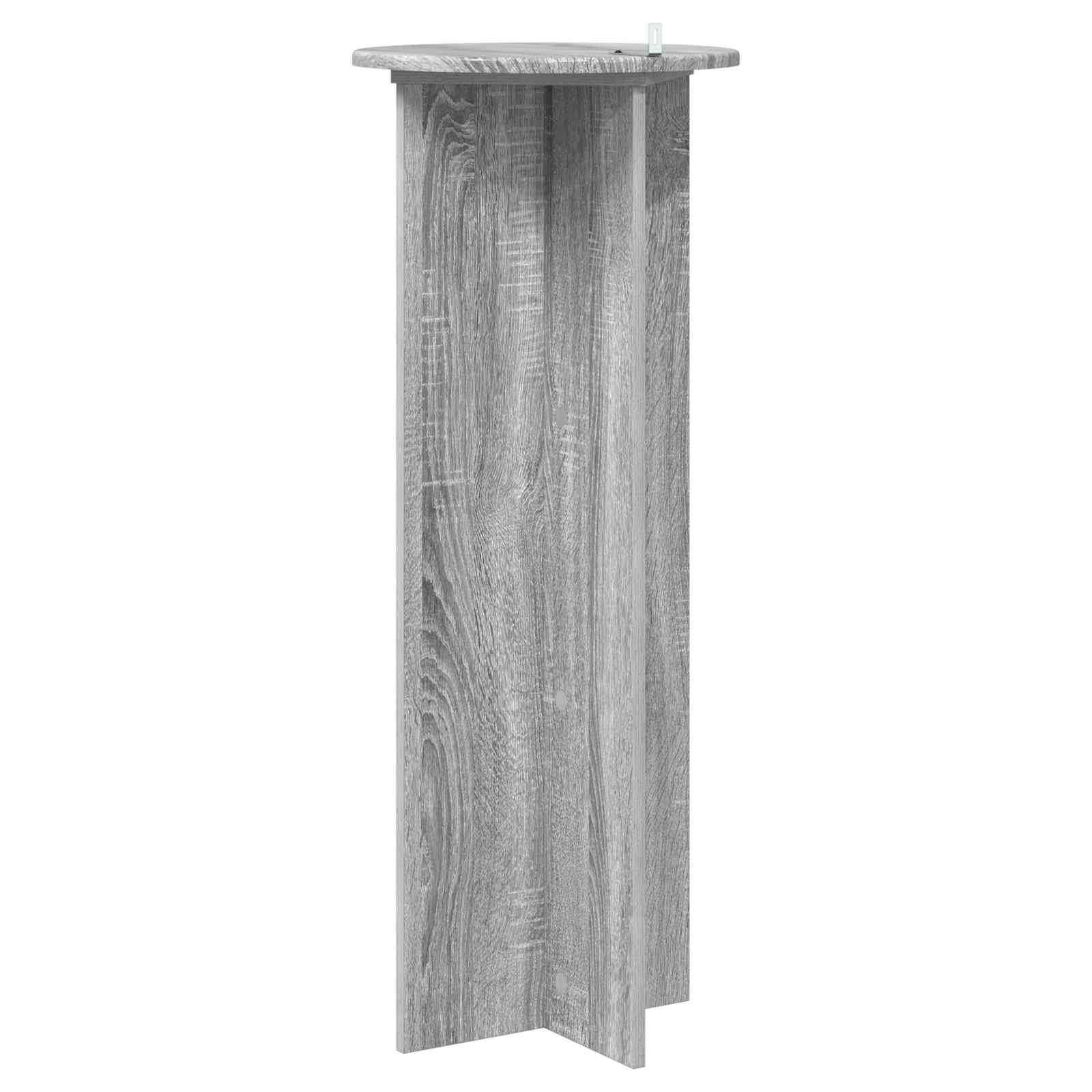 Supporto per piante 2 pz Grigio Sonoma Ø40 x 100 cm
