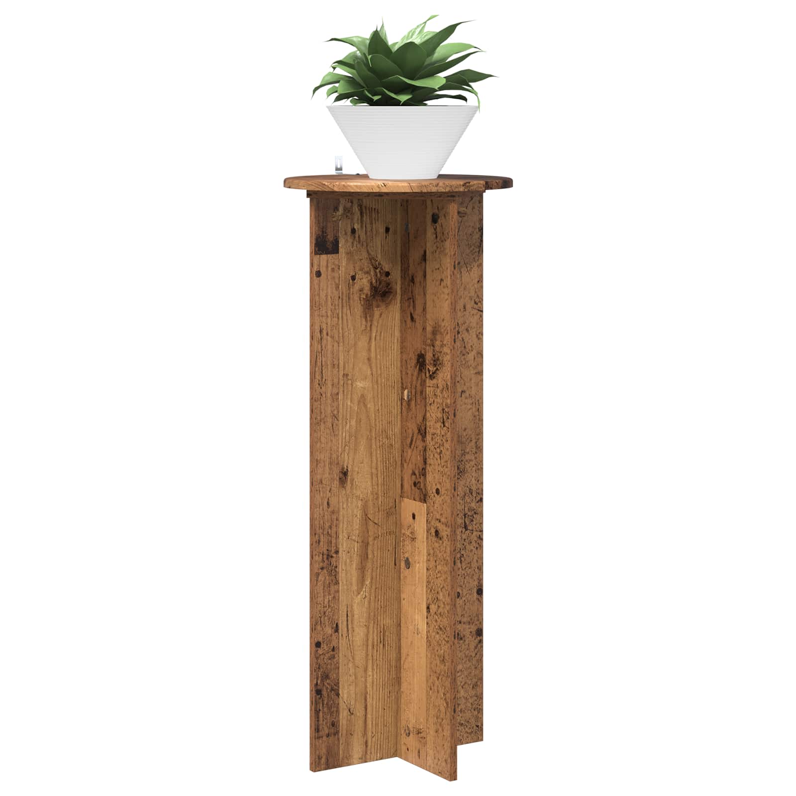 Supporto per piante 2 pz Legno antico Ø40 x 100 cm