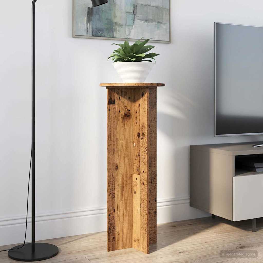 Supporto per piante 2 pz Legno antico Ø40 x 100 cm